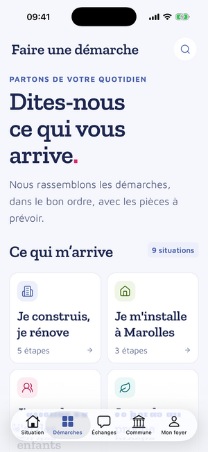 L'application de Marolles-les-Braults sur iPhone